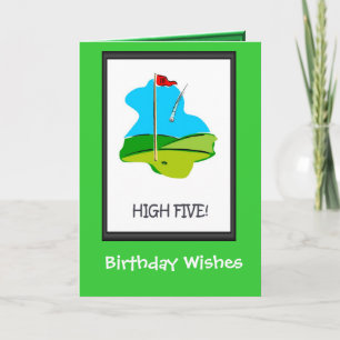 Golfing Birthday cards