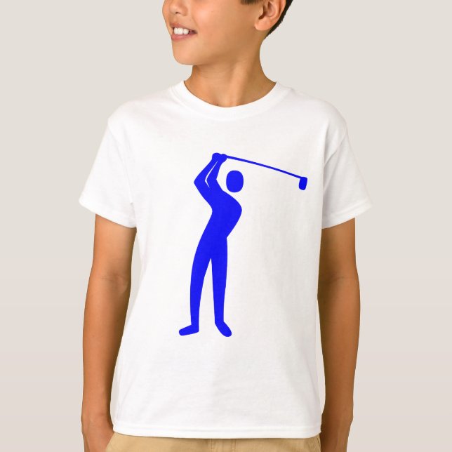 Golfing - Blue T-Shirt (Front)