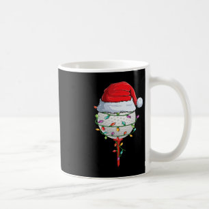Golfing Christmas Pajama Fun Holiday Golf Ball San Coffee Mug