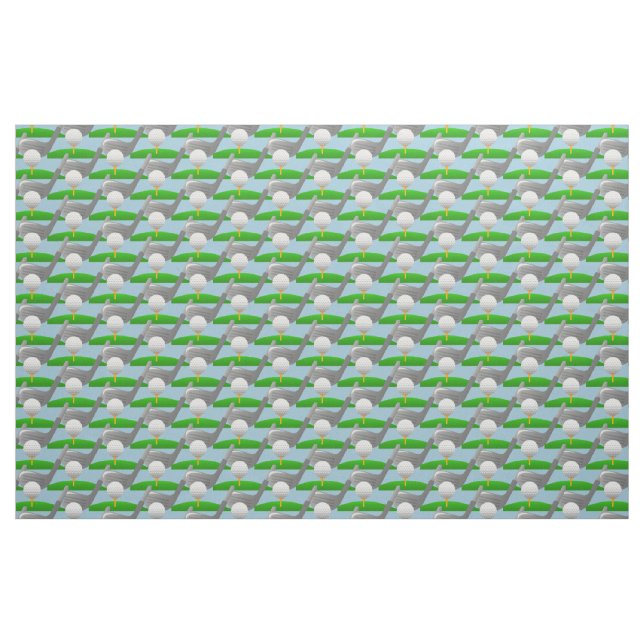 Golfing Design Fabric (Fat Quarter)