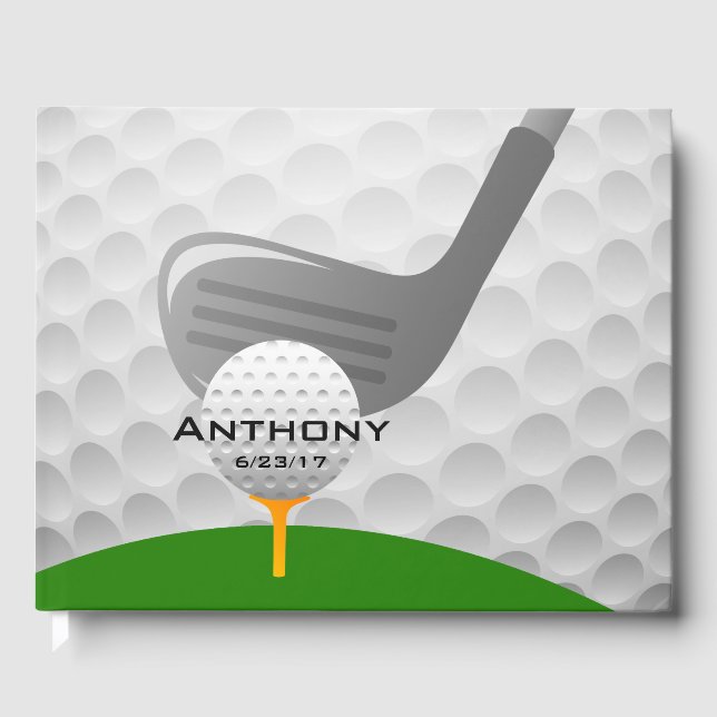 Golfing Design Guest Book (Front)