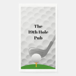 Golfing Design Guest Towel Napkins