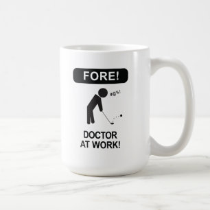 GOLFING DOCTOR COFFEE MUG