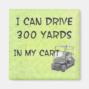 Golfing Drive Magnet