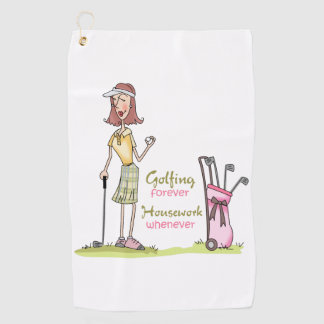 Golfing Forever Golf Towel