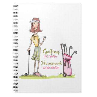 Golfing Forever Notebook
