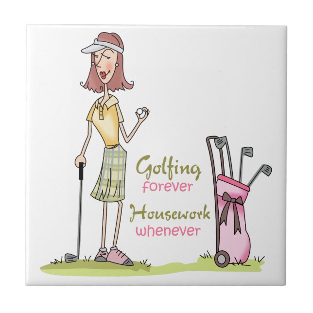 Golfing Forever Tile (Front)
