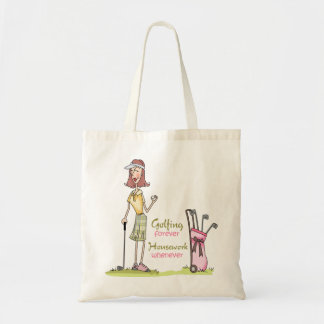 Golfing Forever Tote Bag