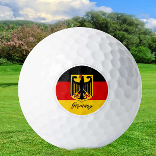 Golfing Germany & German Flag / Golf Ball