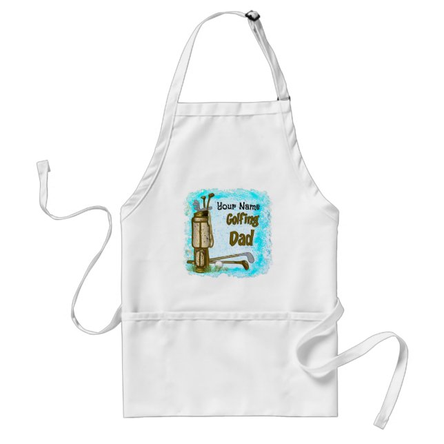 Golfing Golf Dad    Standard Apron (Front)