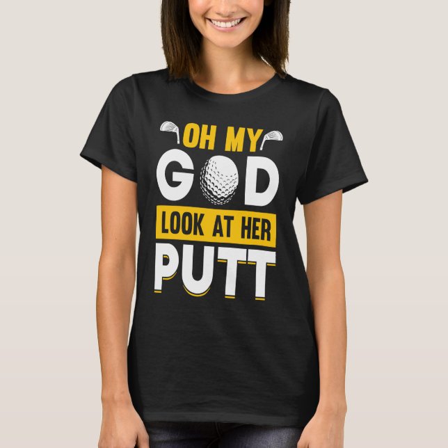 Golfing Golf Player Coach Golfer  7 T-Shirt (Front)