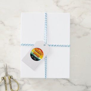 Golfing Golfer Dad Best Dad By Par Gift Tags