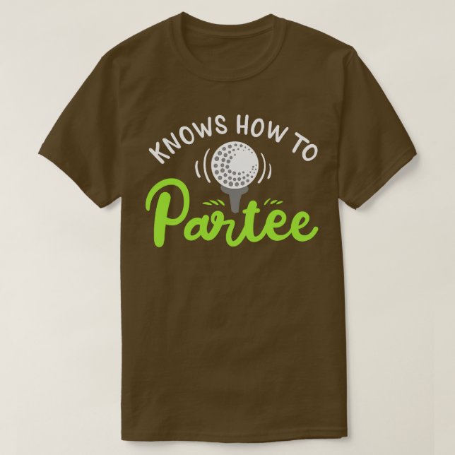 Golfing Golfer Golf Player 2 T-Shirt (Design Front)