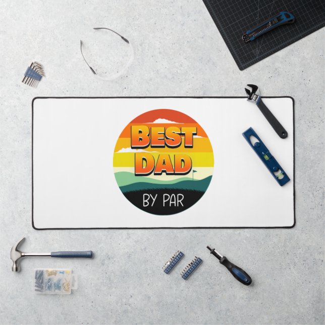Golfing Golfeur papa meilleur papa par pair (Poste de travail)