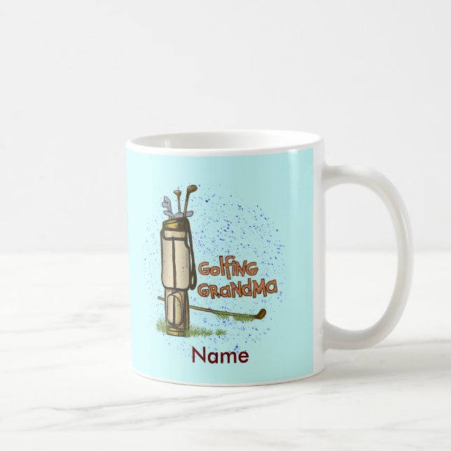 Golfing Grandma mug (Right)