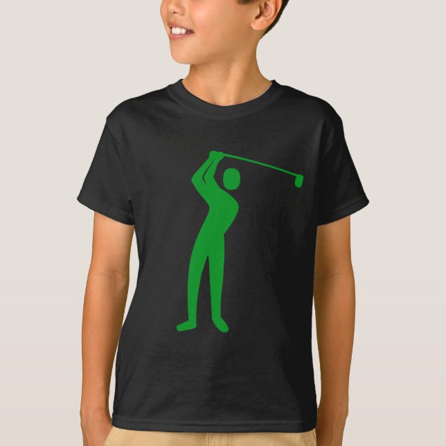 Golfing - Grass Green T-Shirt (Front)