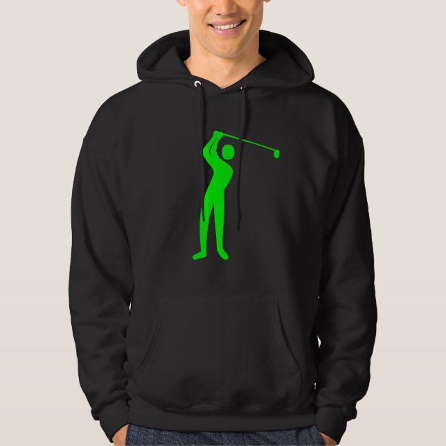 Golfing - Green Hoodie (Front)