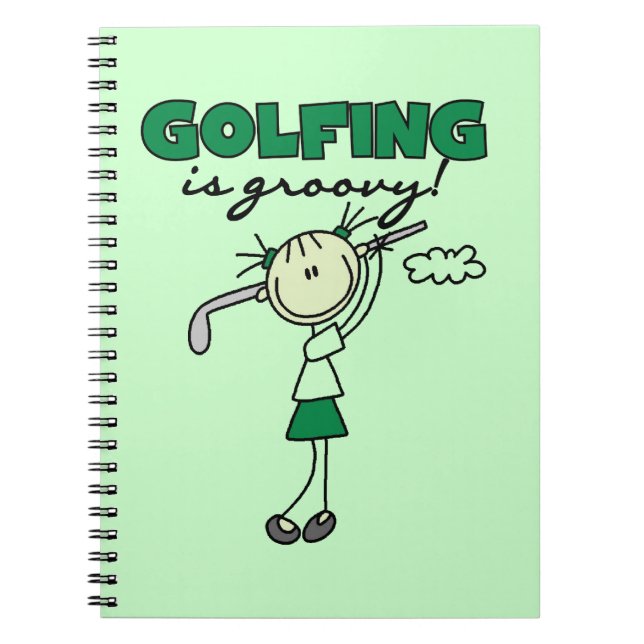 Golfing is Groovy Notebook (Front)