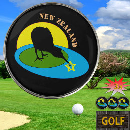 Golfing Kiwi Bird & New Zealand Sports