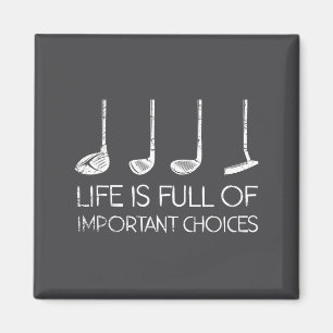 Golfing Men Srts Funny Golfer Golf Magnet