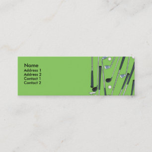 Golfing Profile Card