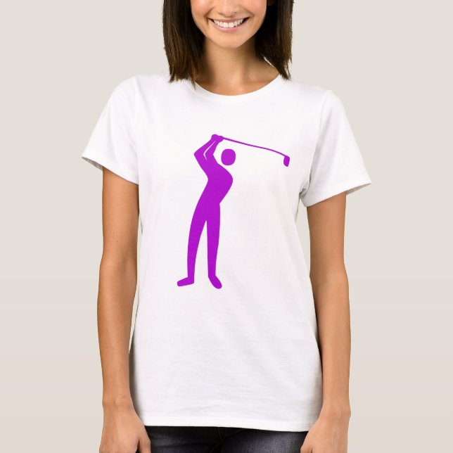 Golfing - Purple T-Shirt (Front)
