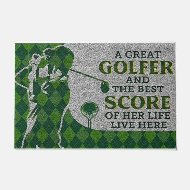 Golfing rugs, Golfing lover rug (Front)