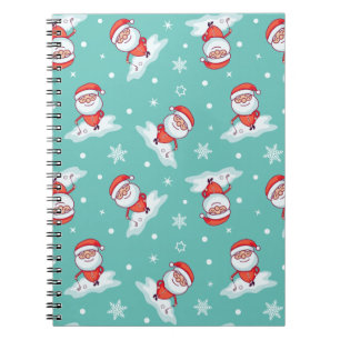 Golfing Santa Claus Notebook