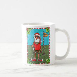 Golfing Santa Mug