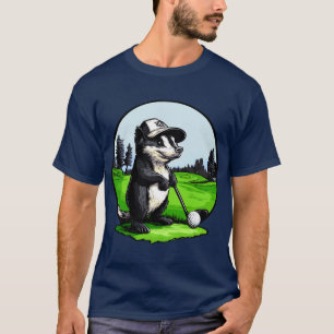 Golfing Skunk T-Shirt