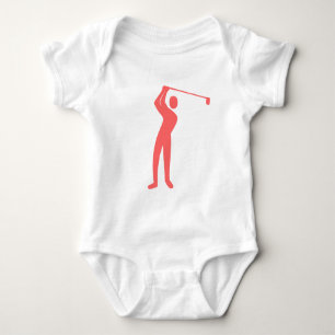 Golfing - Tropical Pink Baby Bodysuit