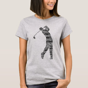 Golfing Word Art, Golf T-Shirt