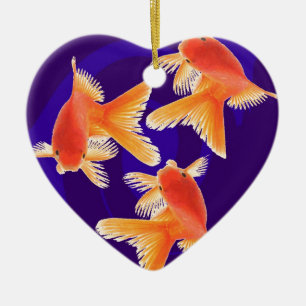 golfish ceramic ornament