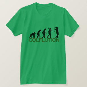 Golflution Golf Shirt - Funny Evolution Tee
