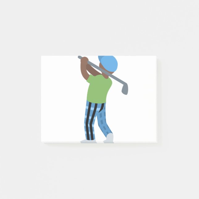 golfmale post-it notes (Front)
