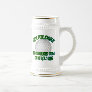 Golfologist Beer Stein