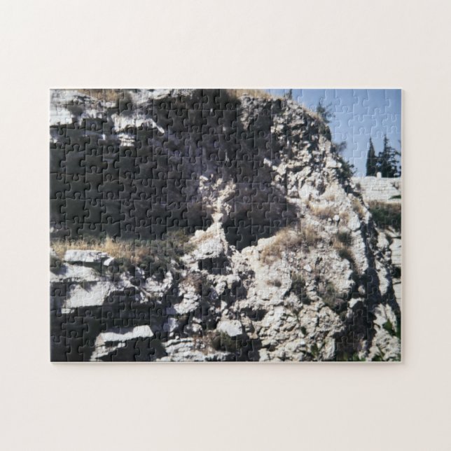 Golgotha ; l'endroit du puzzle de crâne (Horizontal)