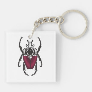 Goliath beetle keychain