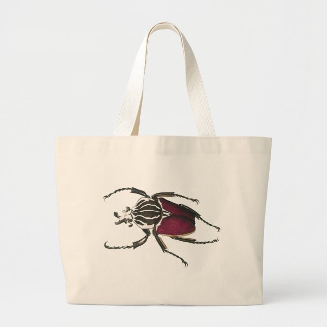 Goliath Beetle Large Tote Bag (Front)