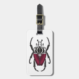 Goliath beetle luggage tag