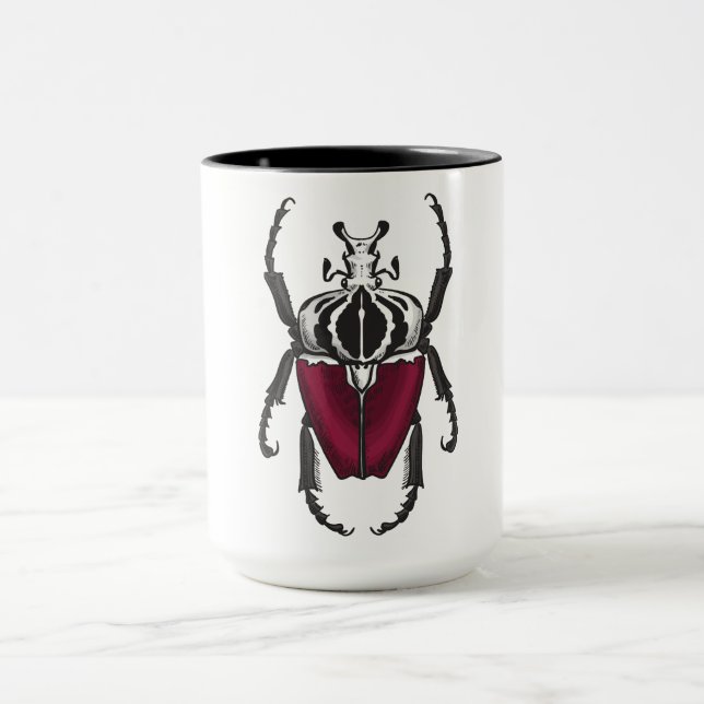Goliath beetle mug (Center)
