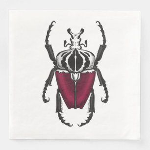 Goliath beetle napkin