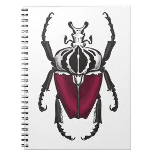 Goliath beetle notebook