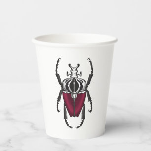 Goliath beetle paper cups