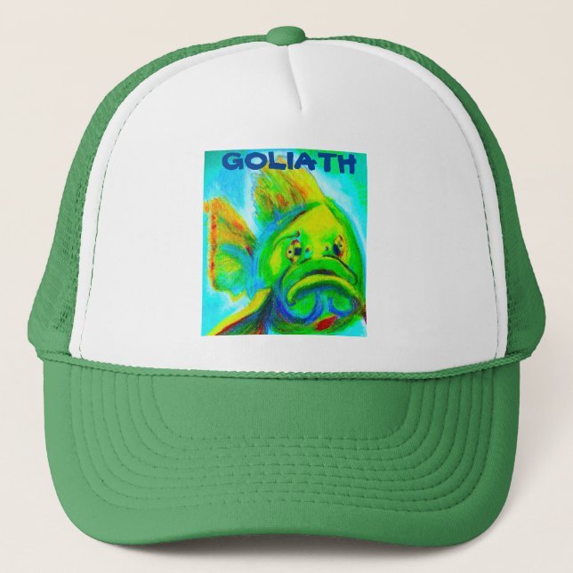 GOLIATH GROUPER TRUCKER HAT (Front)