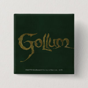 GOLLUM™ Name - Textured 2 Inch Square Button