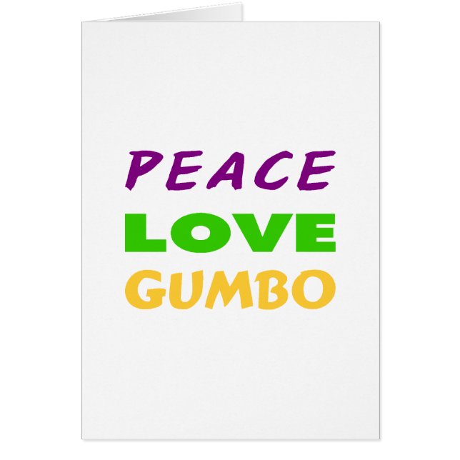 GOMBO D'AMOUR DE PAIX (Devant)