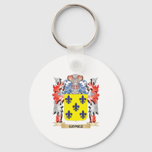 Gomez Coat of Arms - Family Crest Keychain