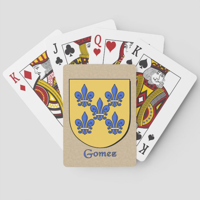 Gomez Heraldic Shield Playing Cards (Back)