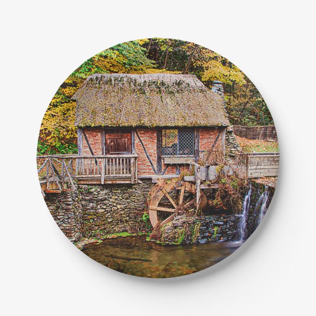 Gomez Mill Paper Plate (Front)